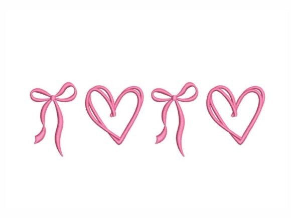 Bows and Hearts