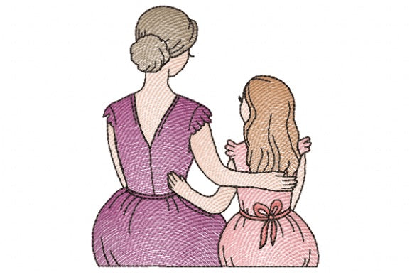 Bun Mama and Girl