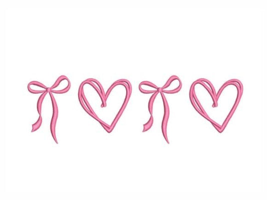Bows and Hearts