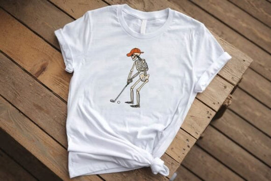 Golfing Skeleton