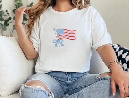 American Flag Bow