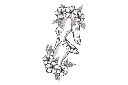 Floral Mama Hands